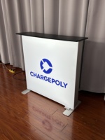 Compteur SEG Lightbox de 120mm d'impression personnalisée sans outil de configuration facile pour stand d'exposition