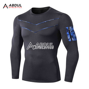 Light Weight Slim Fit Men <b>Compression</b> <b>Shirts</b> Workout Solid Color High Quality <b>Compression</b> <b>Shirts</b> - Product Image 1