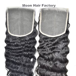 Fourniture en gros de style ondulé à fermeture pour cheveux indiens Texture soyeuse naturelle 100% cuticule saine disponible à un prix abordable - Product Image 3