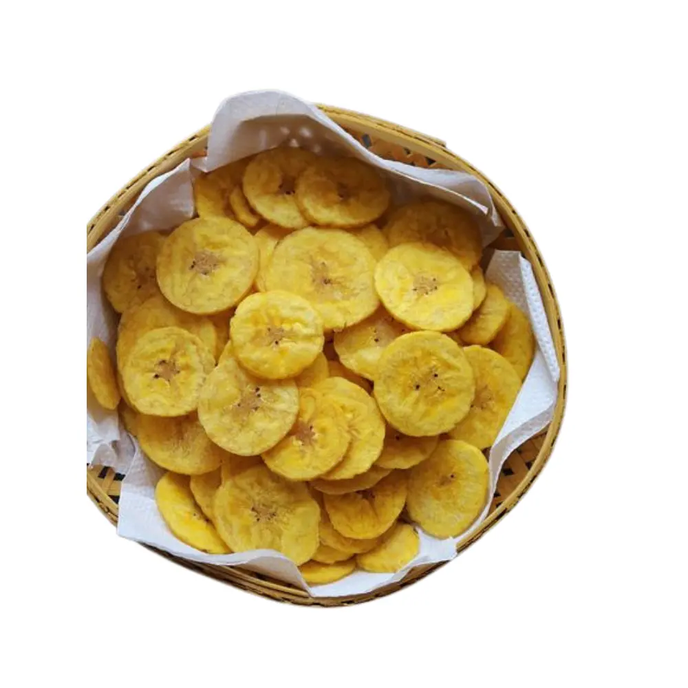 Banana Chips Dried fruit preserves snack product in Vietnam