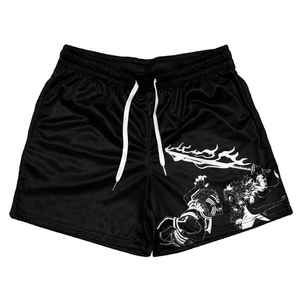 Pantalones cortos de malla transpirable personalizados de alta calidad, cintura elástica, diseño de malla sublimada, cómodos pantalones cortos deportivos de algodón - Product Image 1