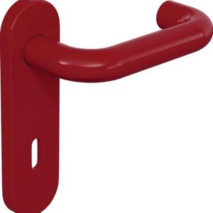 Ensemble de poignées à levier gris clair pour escutcheon court 111R/230.20RNR E78 FBM Bolt-VK8mm TS38.1-43mm pour porte et fenêtre - Product Image 1