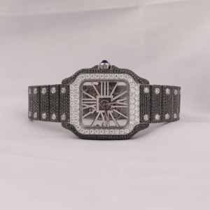 New Trendy Luxury Handmade Fully Ice VVS Leb Grown Watches Diamond <b>Automatic</b> Movement Glass Dial Window Analog Hip Hop Style - Product Image 1