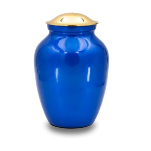 Urnas de Metal para mascotas, cremación de aluminio, Color azul marino, el más vendido - Product Image 5