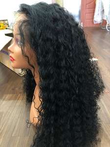 Perruques de cheveux humains sans colle vague perruque de cheveux humains réels cheveux alignés sur les cuticules avec perruque frontale en dentelle HD avec frontale - Product Image 2