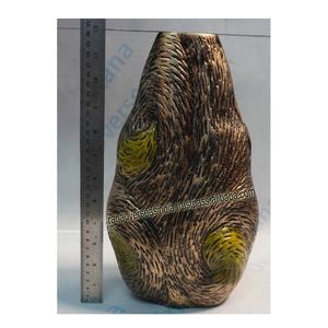 Florero de aluminio y Metal de diseño moderno, centro de mesa único, decoraciones para fiesta en casa o boda - Product Image 6