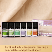 Ensemble d'huiles essentielles végétales hydrosolubles, diffuseur d'arômes, bougie, collection de parfums d'intérieur