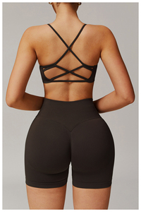 เสื้อกล้ามวิดพื้นสำหรับเล่นโยคะชุดออกกำลังกายเสื้อครอปสำหรับออกกำลังกาย - Product Image 2