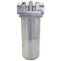 Nouveau filtre à huile hydraulique industriel JUNWAVE, filtration des particules de 100 microns, boîtier en aluminium à maille métallique, entrée 3/4" 1", garantie 1 an