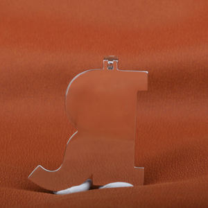 925 argent Sterling Hip hop Style rappeur pendentif glacé R lettre charme cadeau de fête pour lui avec pendentif Moissanite pour lui - Product Image 4