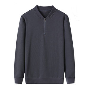 Sudadera con Capucha de Cuello Medio Alto para Mujer, Transpirable, de Punto, con Cremallera, Diseño Holgado e Informal, Top Corto - Product Image 2