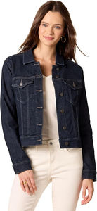 Dernier modèle de veste en jean pour femmes Veste en jean grande taille respirante pour femmes prix bon marché pour la saison d'hiver vente en gros - Product Image 6