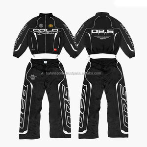 Ensemble coupe-vent coupe-vent pour hommes, survêtement de cyclisme et de course à pied, coupe-vent, nouveau style à la mode, de grande taille - Product Image 6