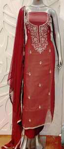 Designer moderne non cousu brodé à la main beaux costumes de qualité supérieure style traditionnel indien à la mode - Product Image 2