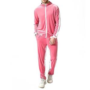 Vente en gros de pantalons de survêtement à capuche personnalisés coupe ajustée ensembles de sweat-shirt et jogging pour hommes ensemble de survêtements 2 pièces pour l'extérieur - Product Image 1