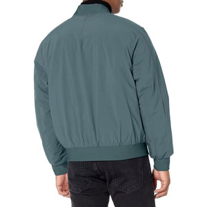 Custom Men's Bomber Jacket Casual Slim Fit Flight Jacket Lightweight Windbreaker Outdoor Sportswear <b>Padded</b> Zip Up <b>Coat</b> Wholesale - Product Image 5