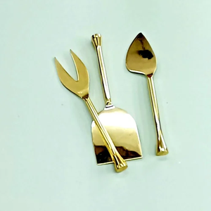Juegos de herramientas para queso de acero inoxidable decorativos de mesa con mango de Metal para restaurantes de lujo, cocina casera - Product Image 6