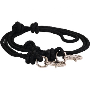 Riendas antideslizantes de caballo de cuero de color azul Fabricante y mayorista Riendas antideslizantes de cuero de caballo personalizadas - Product Image 4