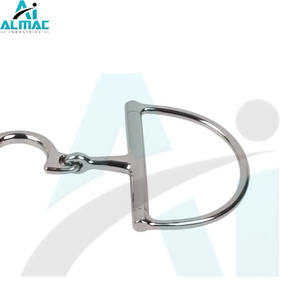 Mèche en forme de D ALMAC avec double articulation offrant un retour équilibré et un ajustement confortable pour l'équitation générale - Product Image 4