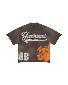 2025ชุดฤดูร้อนพิมพ์ลายหน้าจอสีทันสมัยสำหรับผู้ชายเสื้อยืดและกางเกงขาสั้นออกแบบได้เองสไตล์ใหม่ - Product Image 4