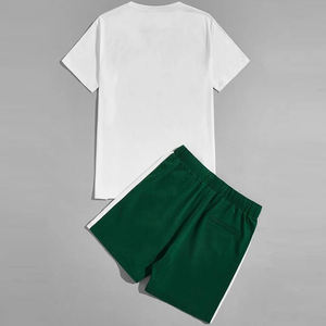 Conjunto de Camiseta y Pantalones Cortos para Hombre, Nuevo Estilo Moderno, Cómodo, Transpirable, Resistente - Product Image 6