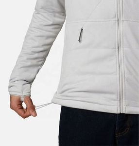 Impermeable cortavientos con logotipo personalizado Otoño Resistente al agua Impermeable Cremallera hombres-correr-chaqueta-Softshell-cortavientos-poliéster - Product Image 5