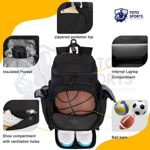 Bolsa de Baloncesto de Poliéster de Primera Calidad, Transpirable, Ligera, para Uso Diario, Precio Razonable, con Logotipo Personalizado Impreso - Product Image 2