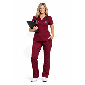 Conjunto de Uniforme de Enfermera Unisex Personalizado, Uniformes Médicos Tejidos Duraderos, Fabricante OEM al por Mayor - Product Image 2