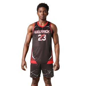 Último Diseño Personalizado de Uniformes de Baloncesto para Adultos, Conjuntos Transpirables de Tallas Grandes, Ropa de Baloncesto Sublimada - Product Image 1