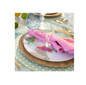 แหวนผ้าเช็ดปากอะคริลิคแบบเรียบง่ายบนโต๊ะสําหรับใช้ในบ้านและโต๊ะอาหารค่ําและห้องครัวสําหรับผู้มีพร - Product Image 4