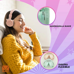 Casque Bluetooth à oreilles de chat Kawaii Pop It - Couleurs assorties - Product Image 3