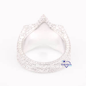 Personalizado rapero Hip Hop anillo joyería 925 plata esterlina Iced Out hombres VVS laboratorio crecido diamante hombres estrella anillo - Product Image 4