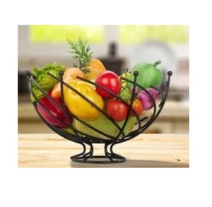 Cesta Decorativa Redonda de Alambre de Hierro para Mesa de Restaurante y Hotel, Cesta para Almacenamiento de Frutas y Verduras al Precio Más Bajo - Product Image 3