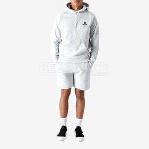 <b>Top</b> Selling <b>Men's</b> Casual Hoodie <b>and</b> <b>Shorts</b> <b>Set</b> Fashionable <b>and</b> Breathable with Customizable Design - Product Image 5