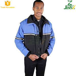 Chaqueta de seguridad para todo tipo de clima para hombre, impermeable de dos tonos de alta visibilidad con forro extraíble transpirable, ropa de trabajo - Product Image 4