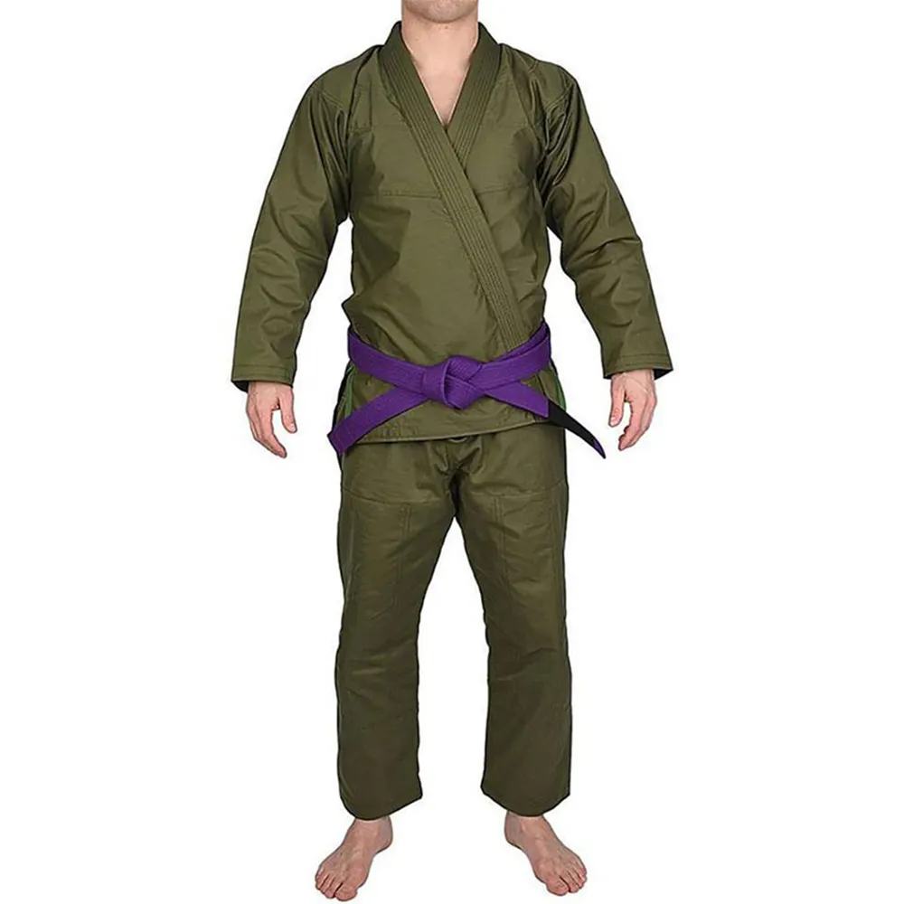 Costume personnalisé de haute qualité 100% coton BJJ Jiu Jitsu Gi Kimonos brésiliens coupe Arts martiaux id de produit: 62010569987