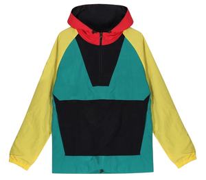 Chaqueta Cortavientos de Verano Estilo Vintage para Hombre, Talla Grande, con Capucha, Cremallera, Color Sólido, Poliéster, Resistente al Viento - Product Image 1