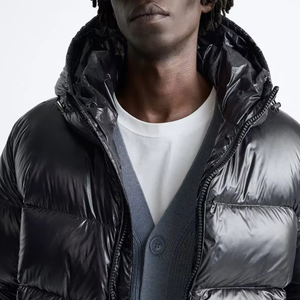 Blousons matelassés pour temps froid, hiver, rouge, blouson matelassé à bulles, veste en duvet pour homme, veste de dessus, design haut de gamme, blouson matelassé pour homme, logo personnalisé - Product Image 4