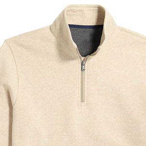 Oem Custom <b>Men</b> Quarter <b>Half</b> <b>Zip</b> <b>Sweatshirt</b> Cotton Blended Heavyweight Blank Cotton Oversized Pullover Plus Size <b>Men</b> <b>Sweatshirt</b> - Product Image 5