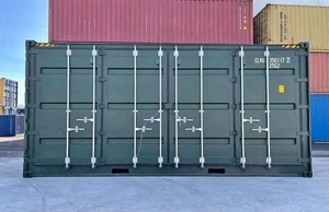 Contenedor de Carga de 20 Pies de Longitud Completa con Puerta Lateral, Unidad de Envío y Almacenamiento de Acero de Altura Estándar para Carga Fácil de Mercancías de Gran Tamaño - Product Image 3