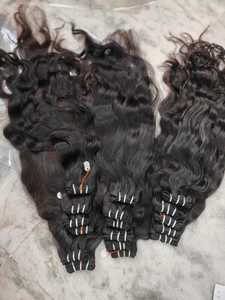 Cabello indio de grado superior, cabello indio Virgen sin procesar, tejido de cabello ondulado, precio de fábrica, venta al por mayor - Product Image 5