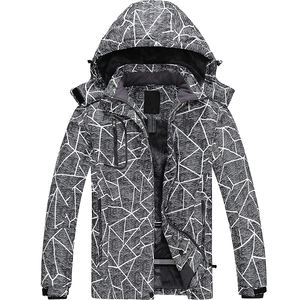 Chaqueta gruesa de abrigo a prueba de viento para mujer, chaqueta gruesa con capucha de talla grande, impermeable, para invierno - Product Image 1