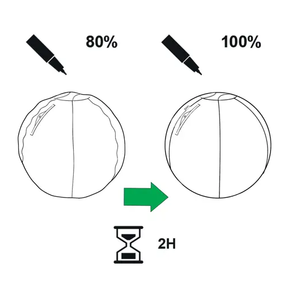 Sitzball-Active 75cm Anti-Roll grigio - Product Image 5