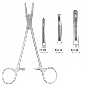 Zelmi Professional Homeostatic Forceps <b>Surgical</b> Tendon Seizing Forceps 6" Made Stainless Steel Medical Forceps Wholesale Rate - Product Image 3