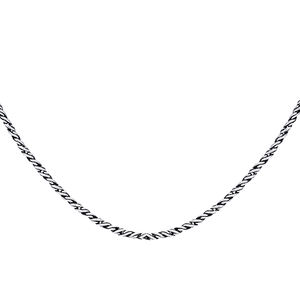 Cadena torcida de Plata de Ley 925 para mujer, joyería hecha a mano - Product Image 3