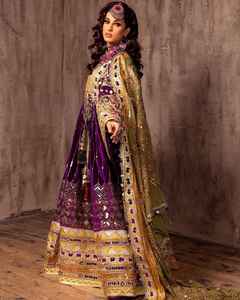 Elegante vestido de fiesta nupcial de estilista afgano MOQ bajo en línea con precios razonables Hit Design para la venta - Product Image 2