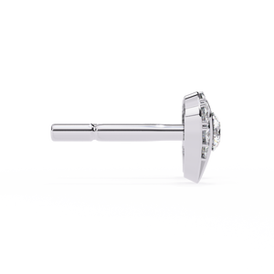 Pendientes Brillantes de Oro de 18K con Diamante Cultivado en Laboratorio, Pendientes de Diamantes Premium - Product Image 1