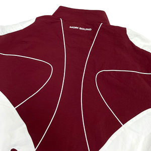 Veste coupe-vent brodée patchwork personnalisée veste à fermeture éclair veste de mode de style sports de rue unique - Product Image 4