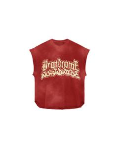 À la mode élégant personnalisé solide couleur unie sérigraphié Design bleu couleur deux pièces ensembles sans manches t-shirts et shorts hommes - Product Image 4