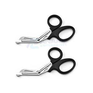 Tijeras médicas profesionales de utilidad recta de acero inoxidable para instrumentos quirúrgicos de uso Manual de primeros auxilios - Product Image 2